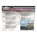 2023 Topps Chrome Update Series Baseball Hobby Box