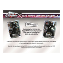 2023 Topps Chrome Baseball Hobby Box