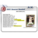 2021 Bowman Baseball Jumbo HTA Hobby 8 Box Case